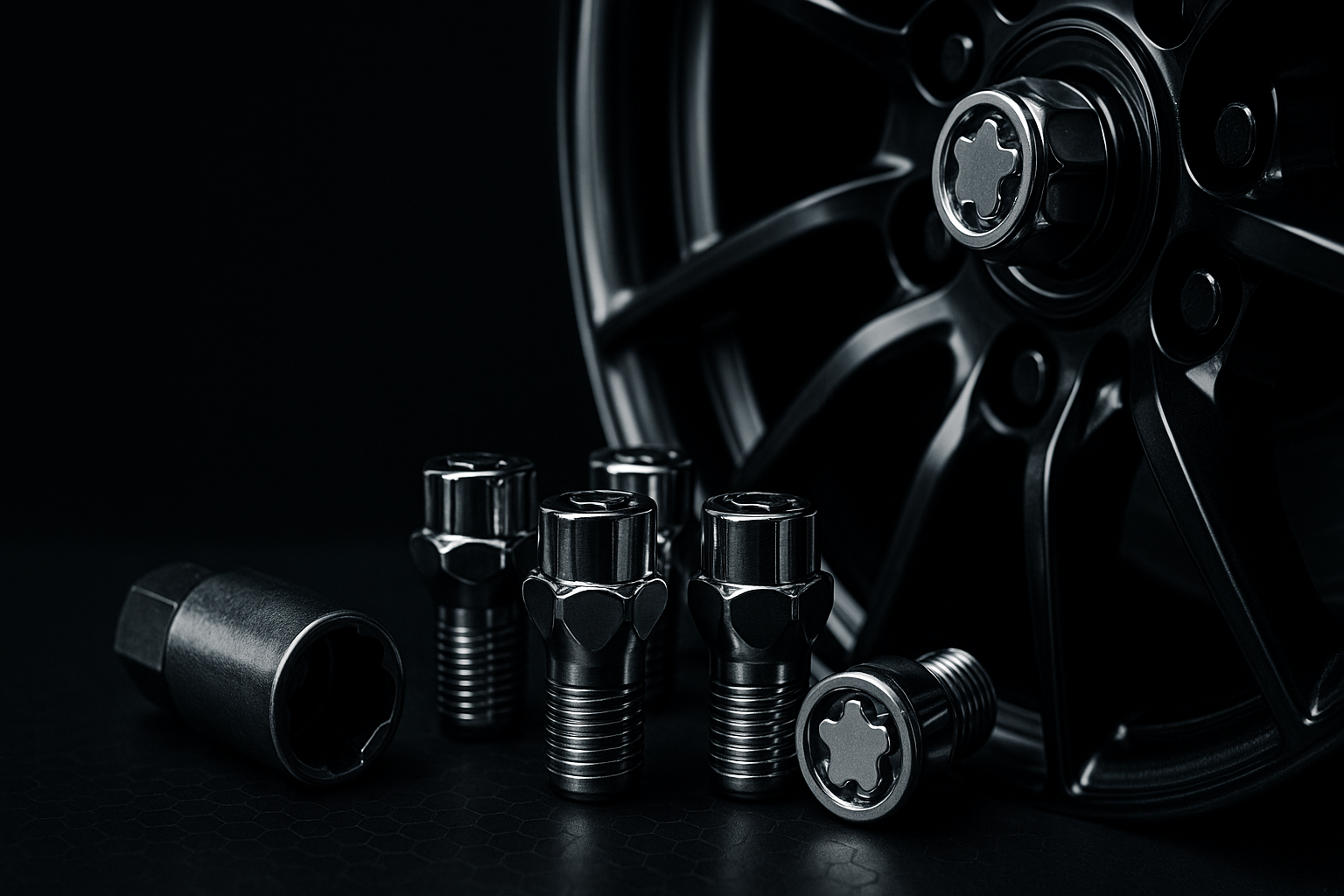 Birlos de seguridad antirrobo EMTAG para rines premium